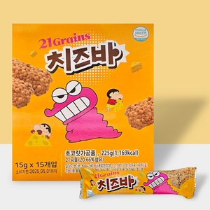 짱구 21곡 치즈바 15g, 1개