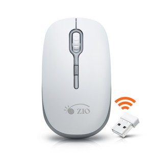 ZIO-MW4020 무선 무소음 마우스, 그레이
