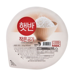 햇반 큰공기 백미밥, 130g, 15개