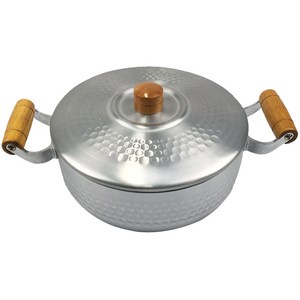 함마톤 곰보냄비 양수냄비 원목 손잡이 이유식 대형냄비 가정용 식당용 업소용 18cm 20cm 22cm 30cm, 함마톤냄비22(양수)