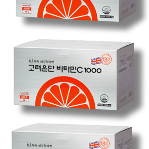 고려은단 비타민C 1000mg 300정 종이쇼핑백, 2개