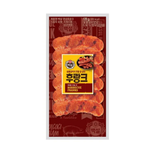 백설 (냉장)[백설]숯불갈비후랑크 후랑크소시지, 12개, 120g