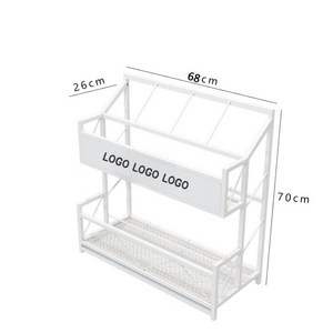 업소용 대형 우산꽂이 60구 로고 LOGO 주문제작 커스텀 가능, 화이트 60개 수납, 1개