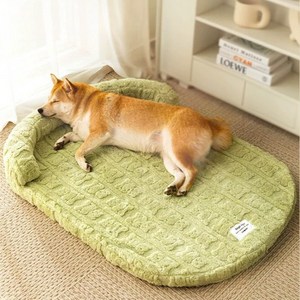 제이펫독 강아지 고탄력 스펀지 히든방석 반려동물 매트, 그린