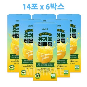 NFC착즙 스퀴즈드 레몬즙 100%, 6박스, 280ml