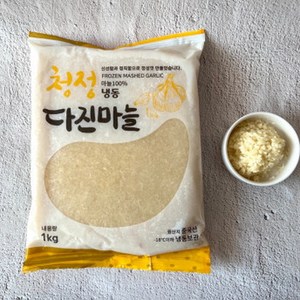 청정 냉동 다진마늘 1kg(중국제조), 1kg, 1개