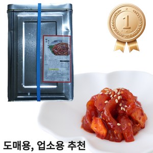 업소용 대용량 양념 오징어젓갈, 1개, 20kg