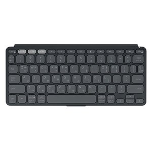 로지텍 울트라 슬림 휴대용 팬터그래프키 키보드, 그래파이트, KEYS-TO-GO 2, 제조사축
