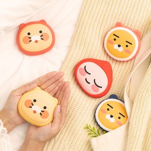 [카카오프렌즈] 얼굴형 손난로 보조배터리 5000mAh C타입 충전, 캐릭터:손난로 보조배터리_핑크 후드 춘식이, 춘식이