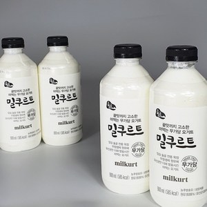 숲골 무가당 밀쿠르트 임실치즈마을 농후발효유 떠먹는 요거트 900ml 플레인요거트 샐러드요거트 야쿠르트 무설탕 장건강에 좋은 매일아침 무항생제우유 남녀노소, 5개