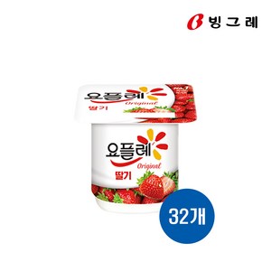 빙그레 요플레 딸기 85g 20개, 32개