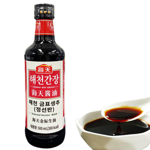 판다중국식품 해천 금표생추 중국간장, 500ml, 1개