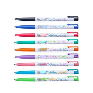 [오피스스쿨] 제노 캐릭터 볼펜 0.5mm (9중택1) / 필기구 볼팬, 빨강