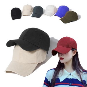 얼굴작아보이는 깊은볼캡 빅사이즈 챙모자 커플 러닝 등산 단체 남녀공용