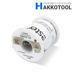 KESTER 245 실납 0.6mm 500g 일반 유연납 케스터납 SN60-PB4, 1개