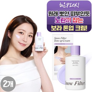 95프로블럼 스노우 필터 톤업크림, 2개, 210ml