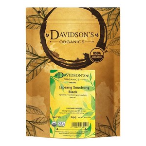 Davidson's Oganics Yunnan 블랙 잎차 473.2ml (16온스) 백