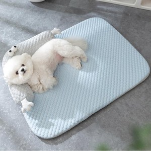 퍼피즈랩 강아지 쿨 매트 고양이 쿨링 여름 산뜻 방석 80cm, 베개(80cmx60cm)