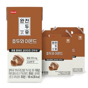 전두유 완전두유 호두와 아몬드향, 190ml, 32개