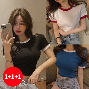 [1+1+1] 주디앤 주리 여성 반팔 티셔츠
