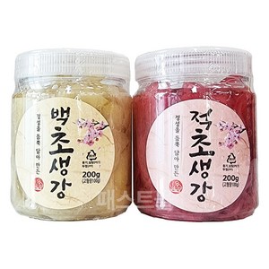 이엔 초생강 적색(PET) + 백색(PET) 세트, 1세트, 400g