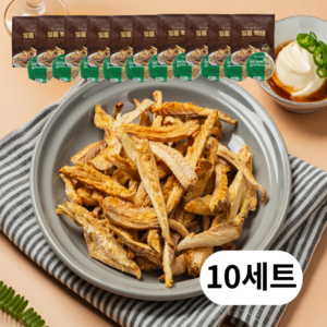 속까지 바삭바삭 완전건조 안주 먹태, 10개, 55g