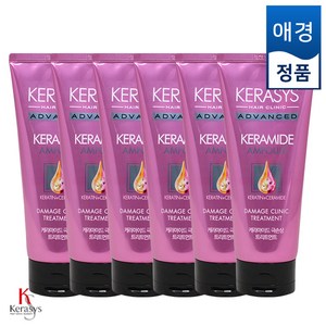 케라시스 케라마이드 극손상 헤어 트리트먼트, 200ml, 6개
