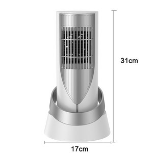 세계일주 가정용 타워형 PTC 전기히터 스마트 온풍기 T41T-SJM, 흰색