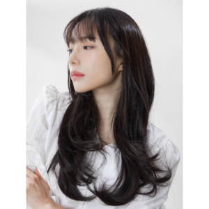 클립스 프리미엄 반가발 릴렉스드 웨이비펌 인모 퀄리티 실제 머릿결, 1개, 초코 브라운