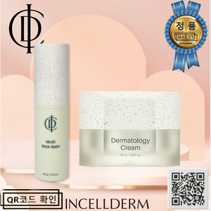 [유통기한 최신-인셀덤-내일도착] 2종 멀티스틱밤 더마톨로지크림 [미백 주름 2중 기능성 화장품] NEW 신상품, 1개
