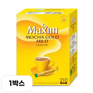 맥심 모카골드 마일드 커피믹스, 12g, 210개입, 1개