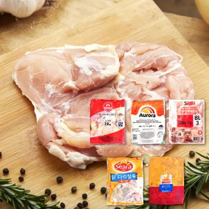 엔에이치푸드 HALAL 닭다리살 CHICKEN BONELESS LEGS 2kg 2개