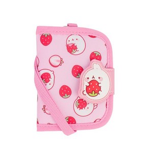 몰랑 패턴 2단 목걸이지갑 ML0003