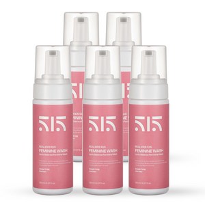 리얼키즈515 Y존 냄새 케어 유산균 여성 청결제 거품형, 5개, 150ml