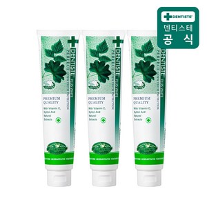 덴티스테 플러스 화이트 치약, 200g, 3개