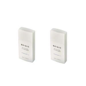 [본사정품] 베이지크 저자극 리바이탈라이징 CE 선스크린 SPF50+ PA++++ 백탁없는선크림 비건 포뮬라 촉촉 밀착 항산화 광채, 2개, 30ml