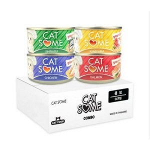 캣썸(CAT SOME) 콤보 (80g 24개), 24개, 80g