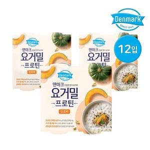 동원 덴마크 떠먹는 요거밀 프로틴 단호박 85g 12개, 340g, 3개