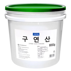 구연산 8kg 섬유유연제 세정제 세제, 1개