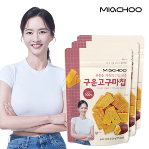 [G][미아추] 하원미 구운고구마칩 100g x 3봉, 3개