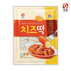 팔도맛쟁이 사조오양 치즈떡 떡볶이 떡, 1kg, 1개