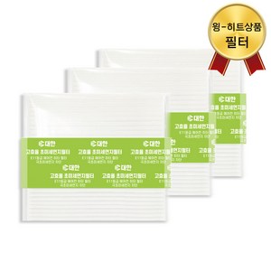 대한카필터 PM2.5 초미세먼지 자동차 에어컨 필터, P159, 3개