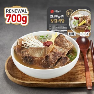 [국제식품] 초원농원 맛 그대로 진한육수 진짜 왕 갈비탕 700g(1팩), 1개, 700g