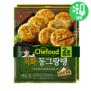 롯데 직화 동그랑땡 405g+405g, 1개, 405g