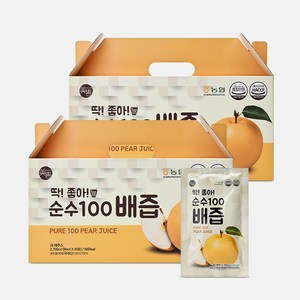 미쁨생활건강 딱좋아 순수100 배즙, 90ml, 60개