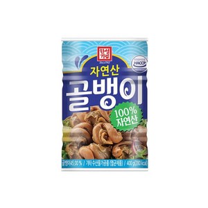 5분마켓 한성 자연산골뱅이 골뱅이통조림 400g, 1개