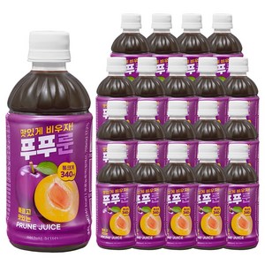 푸푸룬 맛있는 푸룬주스 올리브영 추천템 (12월 첫째주 순차발송), 20개, 340ml