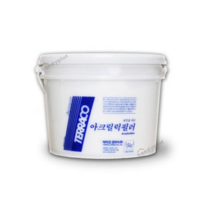 테라코 아크릴릭필러 5kg 외부용 퍼티 실내외겸용 빠데 못자국 커버, 아크릴릭필러(내외부겸용)5kg, 1개