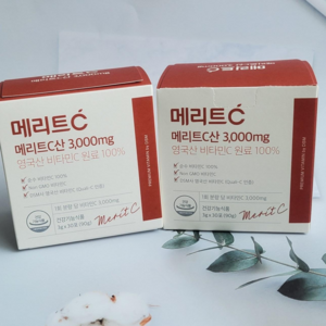 휴온스 메리트 C산 영국산 비타민C 원료 3000mg 2박스(30포), 90g, 2개