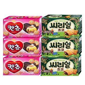 롯데 칸쵸40g 3개+씨리얼28g 3개 6번들기획 1개, 204g